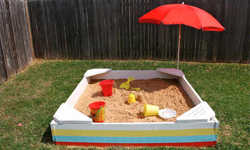 Cutie de nisip pentru copii