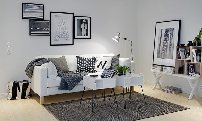 Dnevna soba u skandinavskom stilu - ideje i tajne dizajna