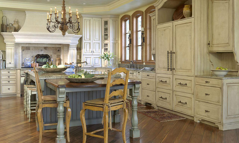 Provence style kitchen interior - the secrets of creating