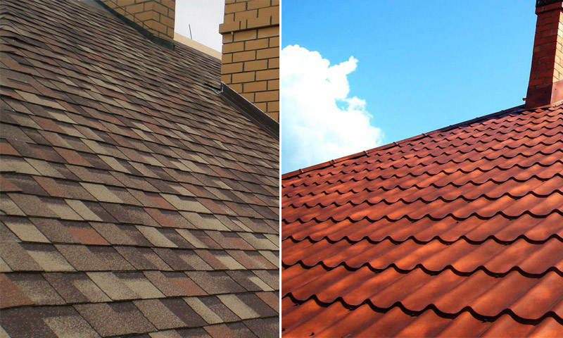 What to choose a metal tile or soft roof