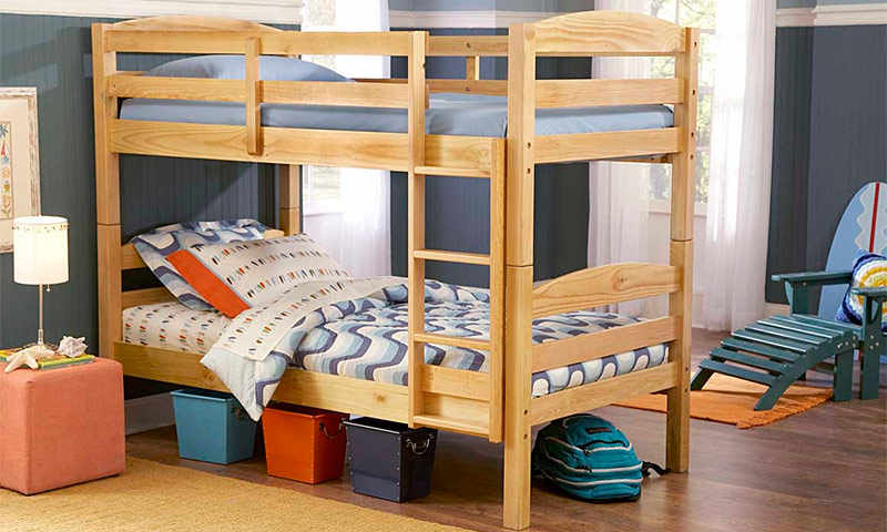 Ako vyrobiť detskú poschodovú posteľ vlastnými rukami z dreva