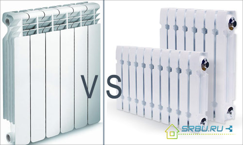 Pemanasan radiator apa yang lebih baik adalah pig iron-iron atau bimetallic