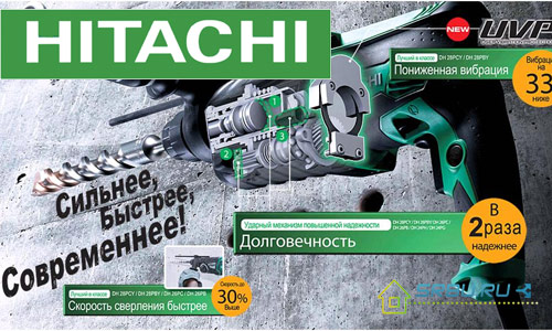 Hitachi roterande hammare