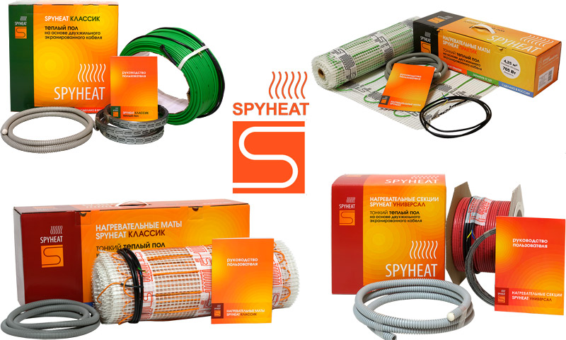 Spyheat التدفئة تحت البلاط - استعراض وتوصيات لاستخدامها
