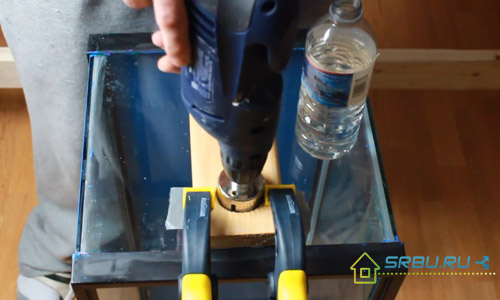 How to drill a hole in glass - essential tools