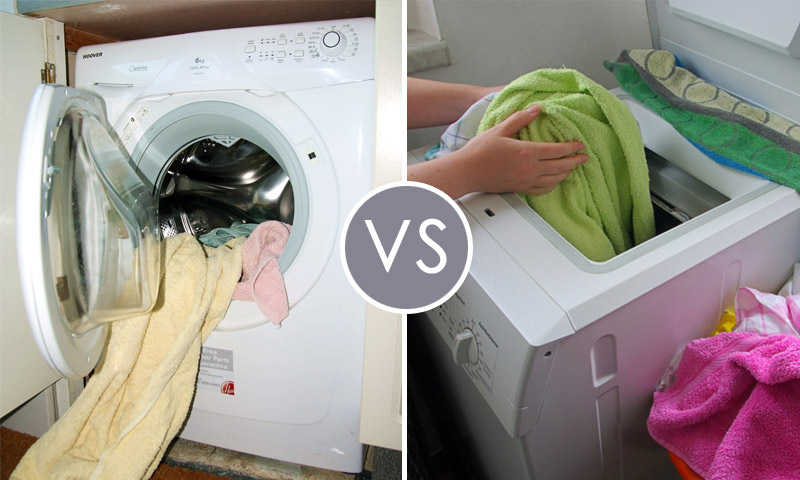 מהי מכונת הכביסה הטובה ביותר לטעינה קדמית או לטעינה עליונה?